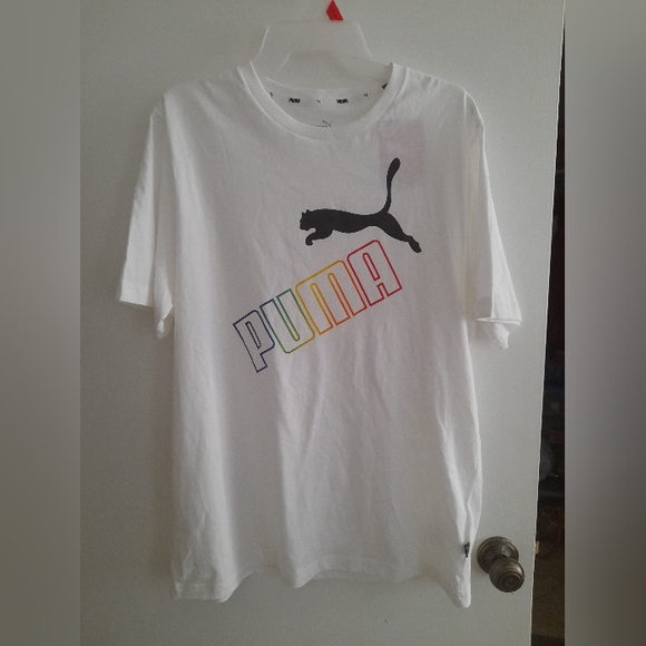 Puma mens t-shirt big logo size large - Picture 3 of 6